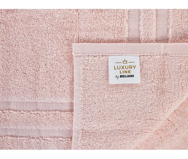 Conjunto de 9 toallas de algodón rosa pastel ATIU Toalla de Baño Individual