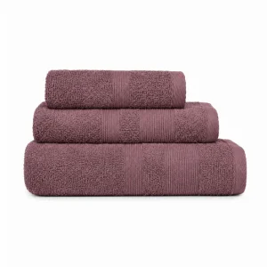 Pack 3 Toallas Vino (30x50cm, 50x100cm y 70x140cm) Donegal Collections para Regalo de Hogar