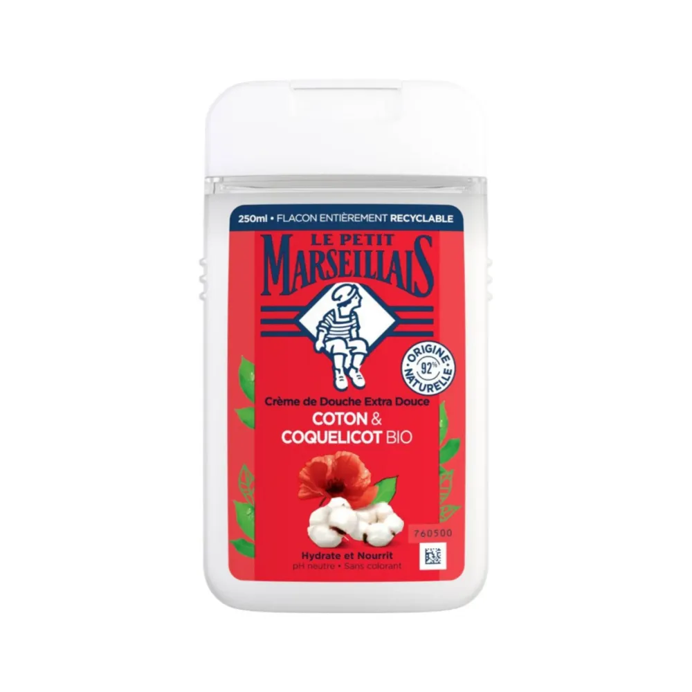 Le Petit Marseillais - Algodón Milk & Poppy Shower Gel 250ml