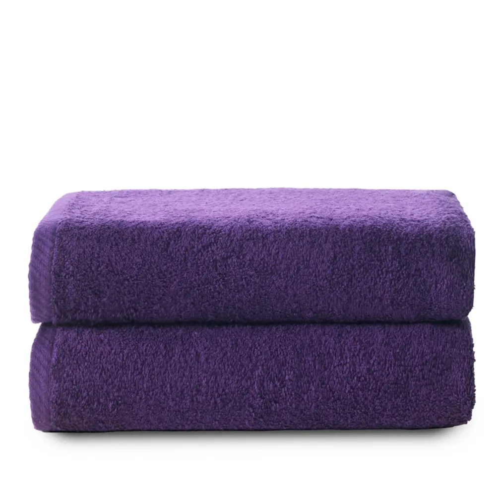 Set 2 Toallas baño (70x140) Morado para Adultos