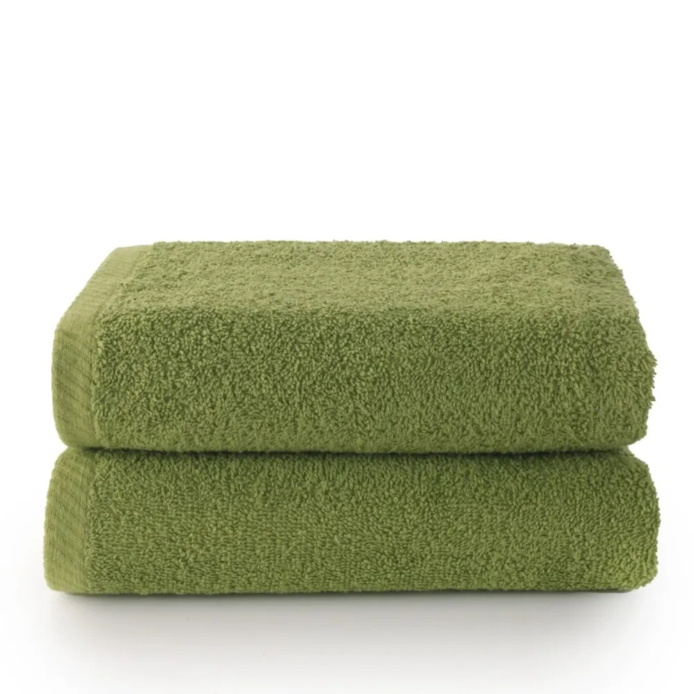 Set 2 Toallas manos (50x100) Hoja para Gimnasio