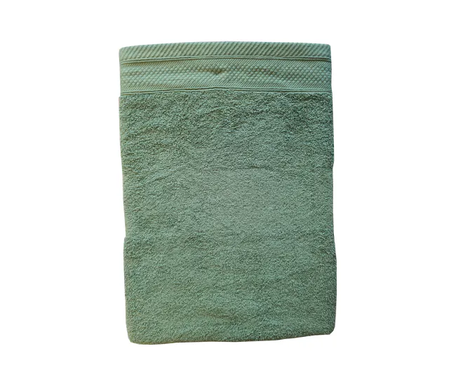 Toalla algodón VICTORIA 50x100cm color verde | Alta Absorción y Suavidad