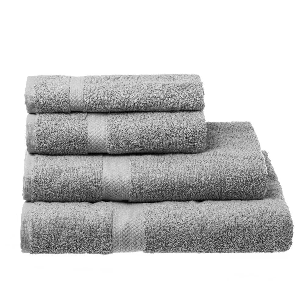 Toalla de baño 100% Algodón Gris Nítido 50x100cm para Regalo de Hogar