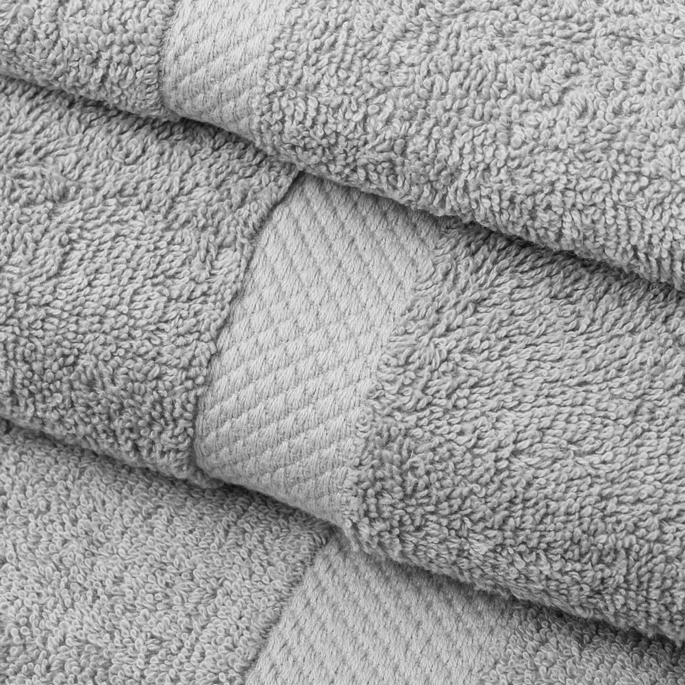 Toalla de baño 100% Algodón Gris Nítido 50x100cm para Regalo de Hogar