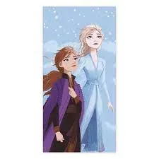 Toalla Infantil Elsa Y Anna Frozen Believe Algodón 100%