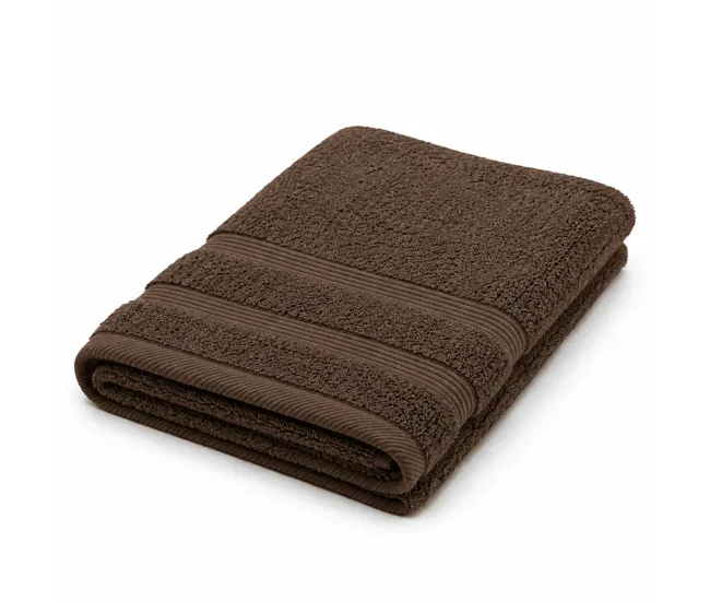 Toalla Lavabo (50x100cm) Chocolate Donegal Collections - Conjunto de 4 Piezas