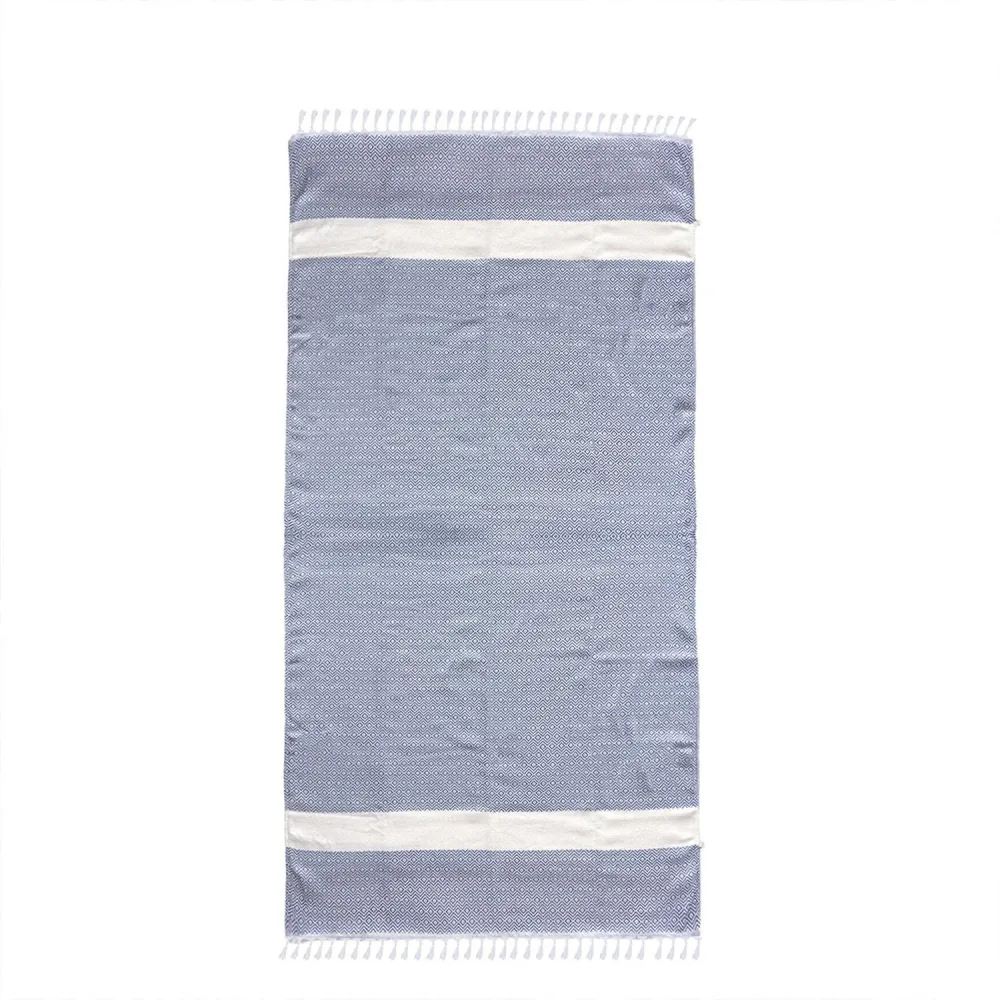 Toalla Turca Adem Diamond Azul para Uso Diario
