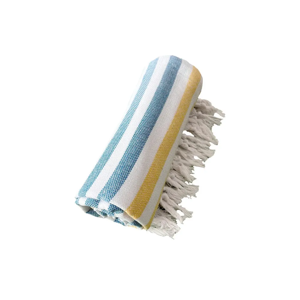 Toalla Turca Fatma Cobalto Yellow