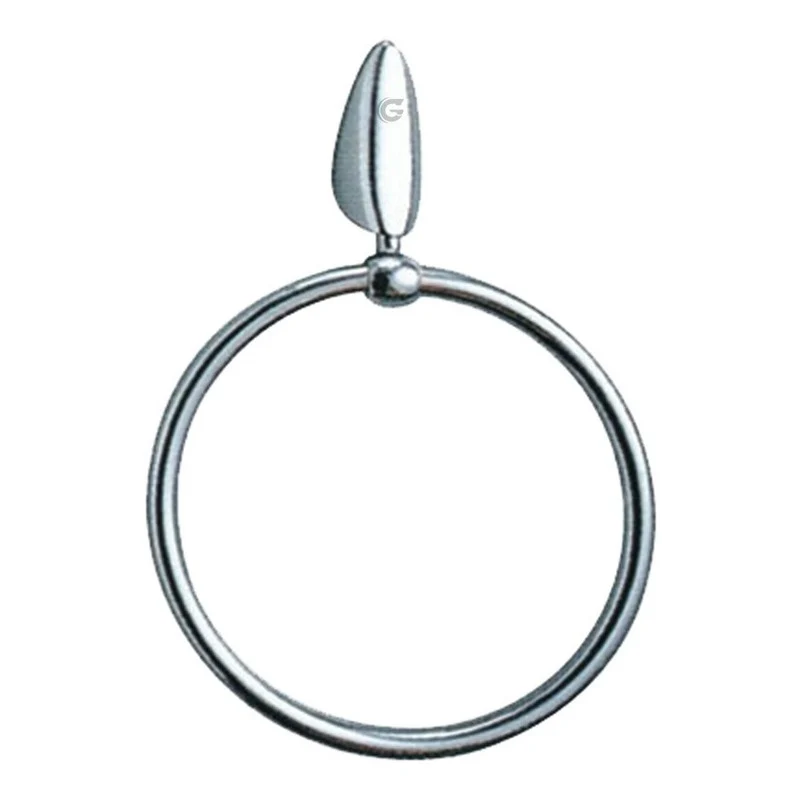 Toallero Aro Para Baño Metalico Cromado Algodón 100%
