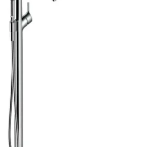 Toalla de Baño de Algodón Grifo Tina Monomando Piso Con Ducha De Mano - Hansgrohe Talis S