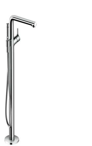 Toalla de Baño de Algodón Grifo Tina Monomando Piso Con Ducha De Mano - Hansgrohe Talis S
