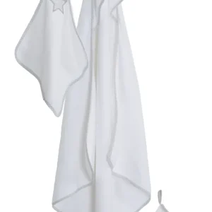 Towel Set 'Little Stars', 3-Piece, Terry Cloth, Hooded Towel, Hand Towel 30 x 30 cm, Washcloth
