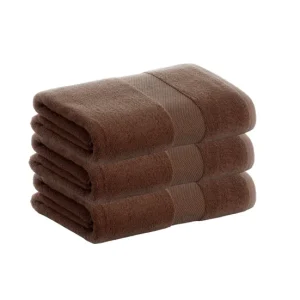 Bambú Ecológico Suave Pack 3 Toallas Chocolate Ducha de Algodón Donegal 70x140 cm Algodón 100% de 500gr/m2 de Calidad con...