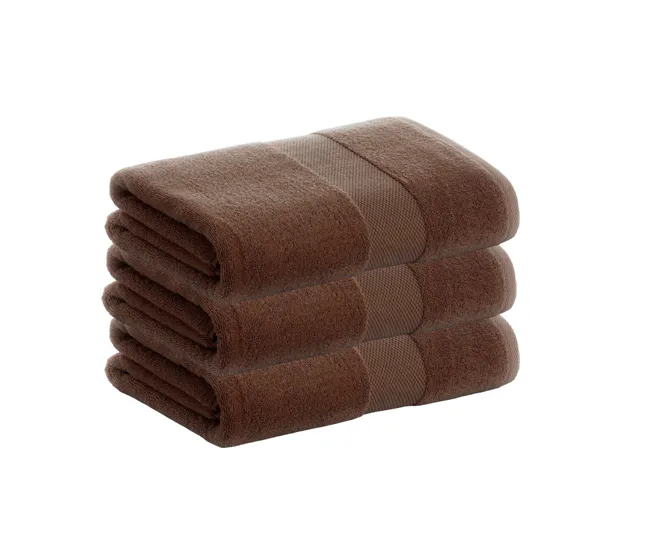 Bambú Ecológico Suave Pack 3 Toallas Chocolate Ducha de Algodón Donegal 70x140 cm Algodón 100% de 500gr/m2 de Calidad con...