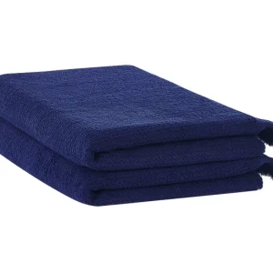 Conjunto de 2 toallas de algodón azul marino ATIU para Gimnasio