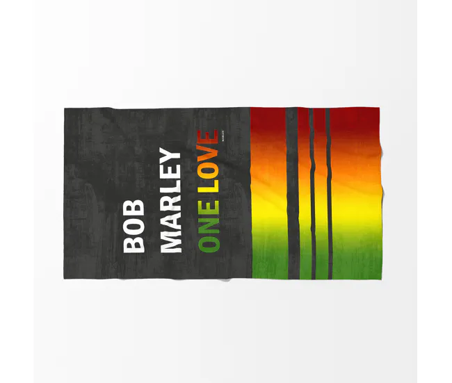 MARLEY - Toalla Playa - Microalgodón premium -75x150 cm - Construido en Españ - ONE LOVE para Gimnasio