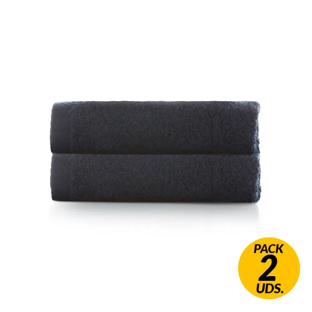 Pack de 2 toallas de lavabo Exclusivo Boheme algodón 600 gr 50x100 cm | Alta Absorción y Suavidad