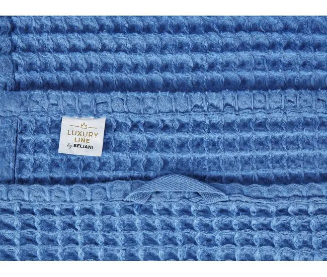 Toalla de Baño Absorbente Conjunto de 11 toallas de algodón azul AREORA