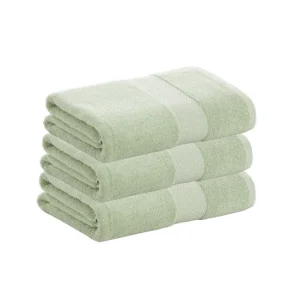 Toalla de Baño Absorbente Pack 3 Toallas Aqua Ducha de Algodón Donegal 70x140 cm Algodón 100% de 500gr/m2 de Calidad con S...