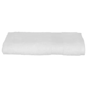 Toalla de Baño Absorbente Toalla de baño Atmosphera Algodón Blanco 450 g/m² (50 x 90 cm)