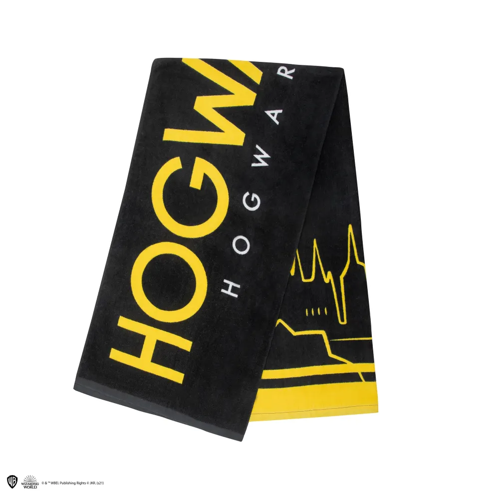 Toalla de playa Hogwarts con Borde Bordado