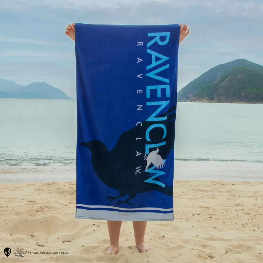 Toalla de playa Ravenclaw Algodón 100%