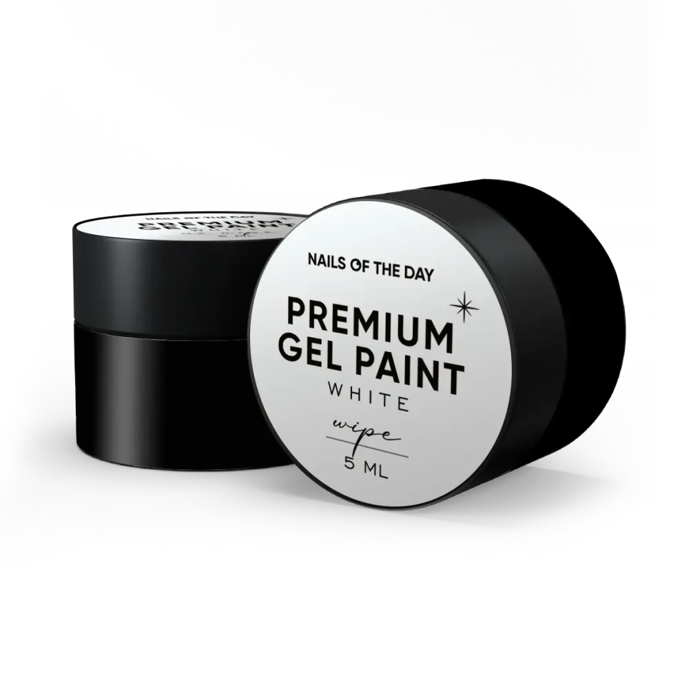 Toalla de Felpa NAILSOFTHEDAY Tinta gel exclusivo Toalhete branco — tinta gel com camada
